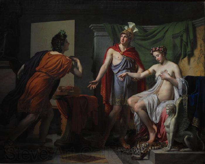 Jerome-Martin Langlois Generosite d'Alexandre France oil painting art